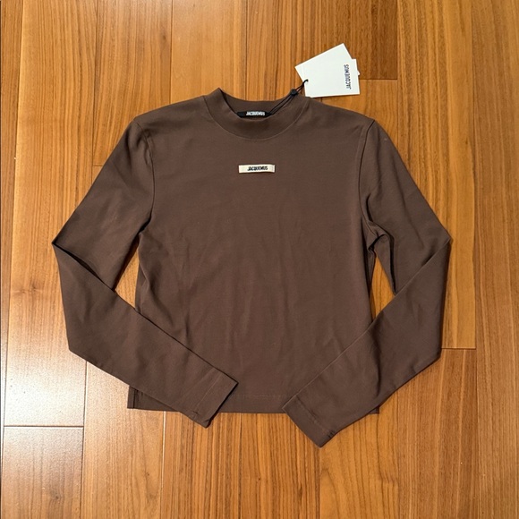 Jacquemus Tops - Jacquemus Chocolate Long Sleeve Top